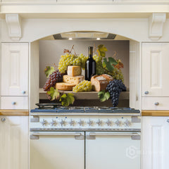 Vineyard Still Life Glass Backsplash