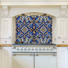 Luxury Arabic Ornament Glass Panel