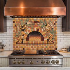 Artisan Tile Mosaic Glass Backsplash
