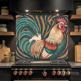 Full-Bleed Illustrative Portrait Glass Kitchen Backsplash