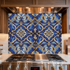 Luxury Arabic Ornament Glass Panel