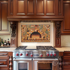 Artisan Tile Mosaic Glass Backsplash