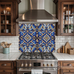 Luxury Arabic Ornament Glass Panel