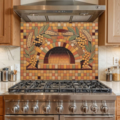 Artisan Tile Mosaic Glass Backsplash