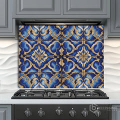 Luxury Arabic Ornament Glass Panel