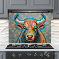 Mosaic Butterfly Glass Backsplash