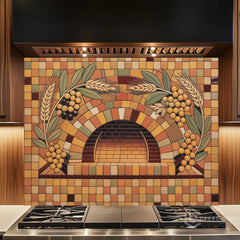 Artisan Tile Mosaic Glass Backsplash