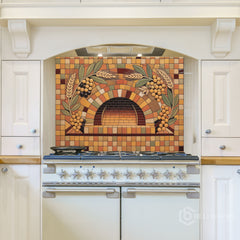 Artisan Tile Mosaic Glass Backsplash