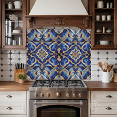 Luxury Arabic Ornament Glass Panel