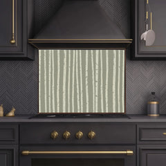 White Birch Tree Glass Backsplash