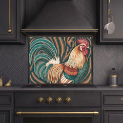 Full-Bleed Illustrative Portrait Glass Kitchen Backsplash