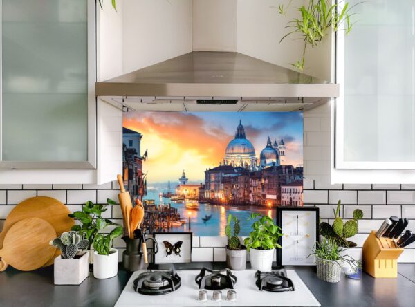 Venice Italy Artwork 5/32″ Glass Backsplash - Image 7