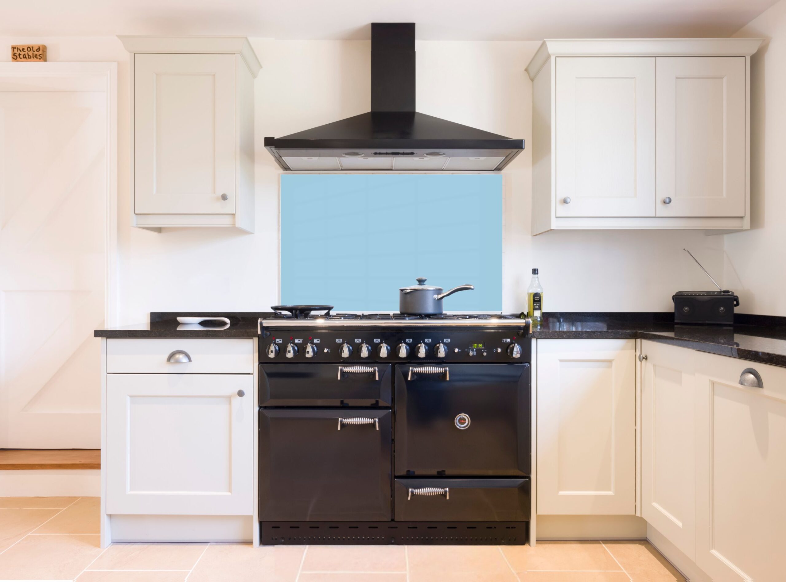 Solid Color Linum Ice 5/32″ Kitchen Glass Backsplash, Tempered Glass, Stove Top Cover - Image 7