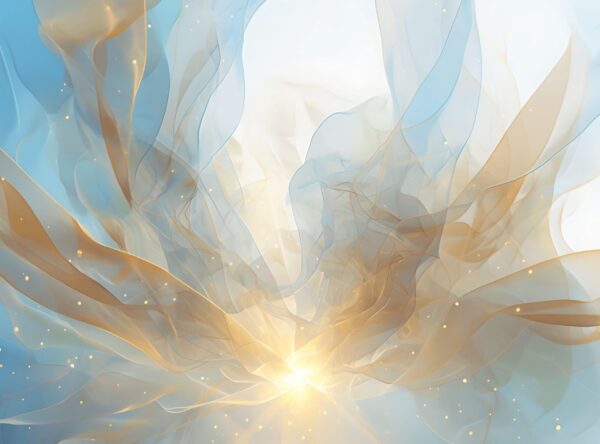 Abstract Digital Artwork Of Translucent Curves And Light - Image 7