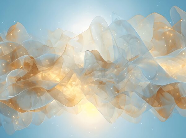 Endless Pattern Of Translucent Curves In Serene Colors - Image 4
