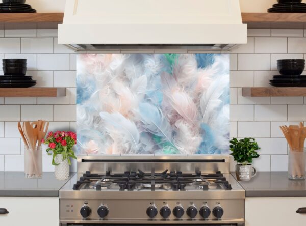 Delicate Pastel Feathers Forming A Dreamy Ethereal Pattern - Image 6