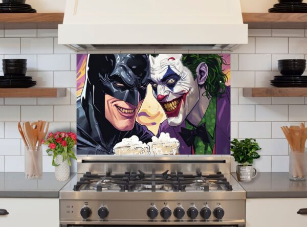 Batman And The Joker Toasting With Beer In Comic Style - Image 6