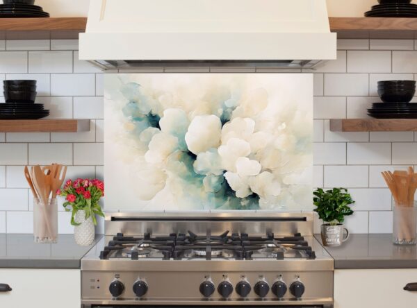 Abstract Floral Painting With Soft Overlapping Petals - Image 6
