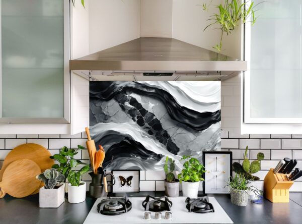Abstract Digital Artwork Featuring Flowing Marble-Like Patterns - Image 5