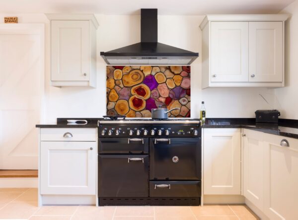 Intricate Mosaic Of Colorful Wooden Pieces With Distinct Patterns - Image 7