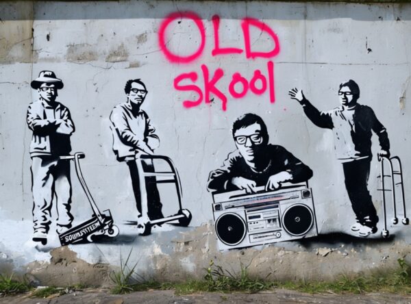 Graffiti Mural Featuring Stylized Figures Reflecting Skate Culture - Image 11