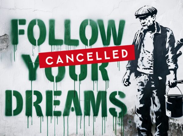 Graffiti Portrait Combining Inspirational Message And Contrasting Cancellation - Image 11