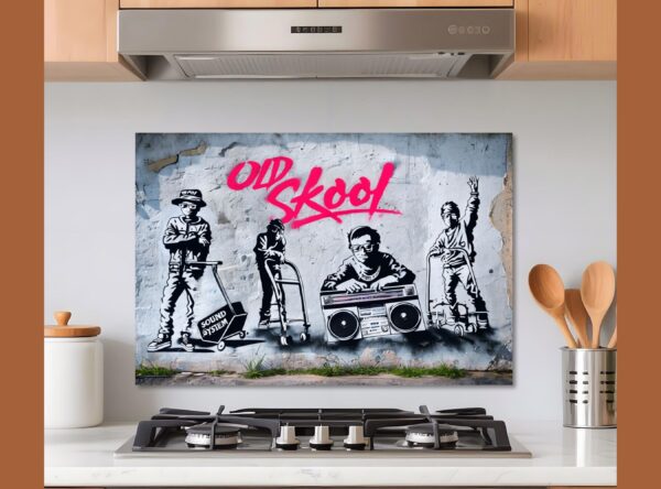 High-Quality Graffiti Mural Depicting Retro Skate Culture Figures - Image 9