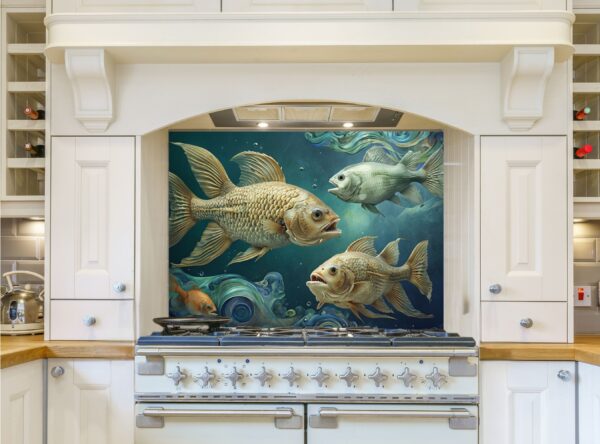 Intricate Fish Swimming In A Surrealistic Underwater Scene - Image 7