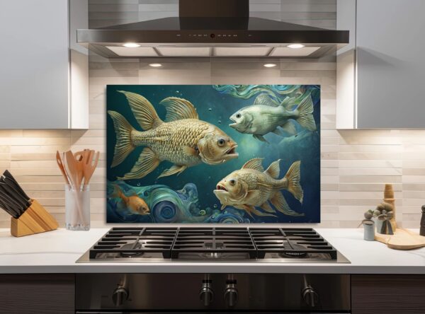 Intricate Fish Swimming In A Surrealistic Underwater Scene - Image 4