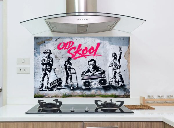 High-Quality Graffiti Mural Depicting Retro Skate Culture Figures