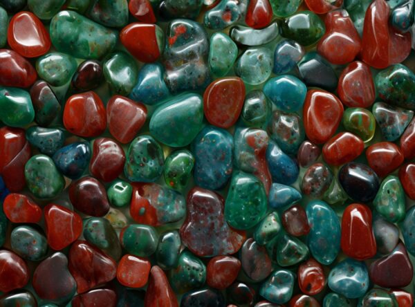 Close-Up Of Polished Multicolored Stones With Glossy Finish - Image 11