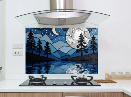 Monochromatic Moonlit Reflections