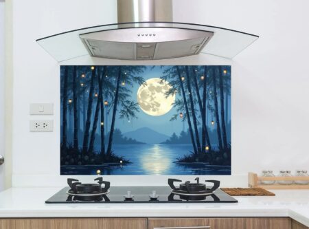 Monochromatic Moonlight Grove