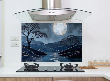 Monochromatic Moonlit Marble