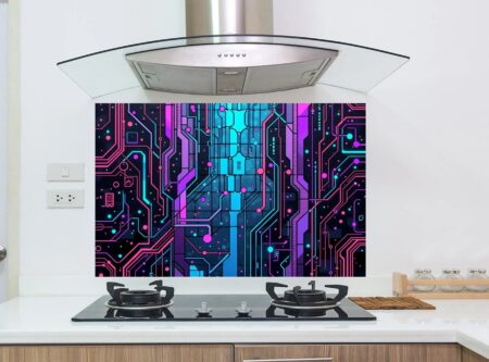 Cyberpunk Digital Grid